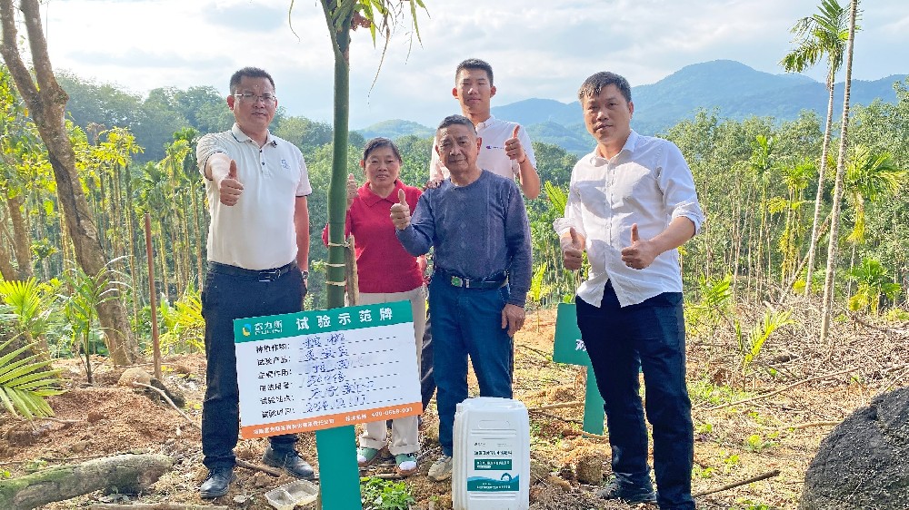 富力施魚(yú)蛋白肽有機(jī)水溶肥料，多場(chǎng)試驗(yàn)示范證明其效果顯著
